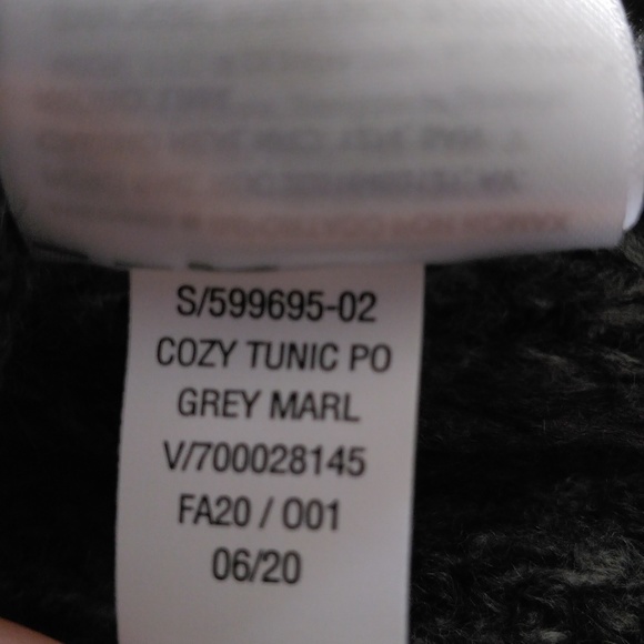 NWT Old Navy XXL Grey Marl Cozy Tunic Pullover Sweater - Picture 5 of 13